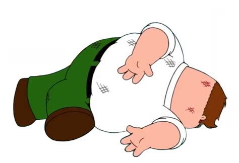 peter griffin falling down stairs|family guy death pose base.